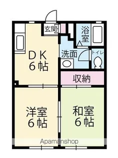 KS−1【101号室】の間取り