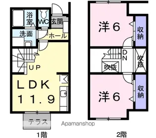 ア・ラ・モードさくら【1階】の間取り