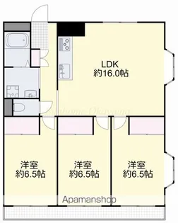 メイフェアコート【2階】の間取り