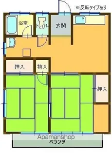 加藤第二アパート【5号室】の間取り