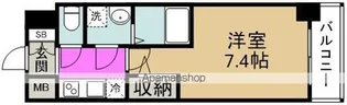 アプリーレ中之島【9階】の間取り