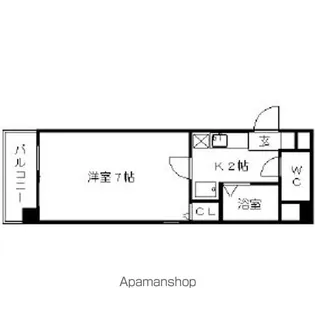 はあとTWO2002【3階】の間取り