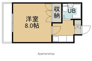 イーグルハイツ宮千代【2階】の間取り