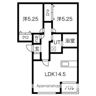 VICTORIA VI【2階】の間取り