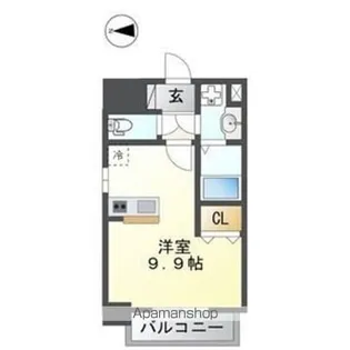 THE RESIDENCE SHIGAHONDORI【10階】の間取り