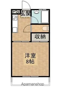 シャルムK【107号室】の間取り