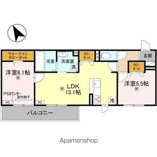 Gigliato(ジリアート)【3階】の間取り