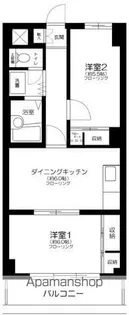 スワンハイツ【2階】の間取り