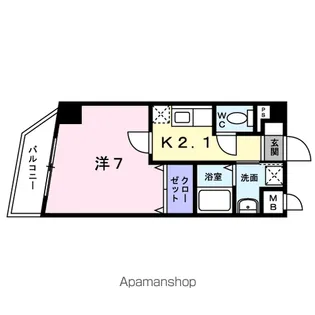 東京都中野区新井3丁目【マンション】の間取り