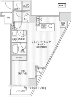 レジディア笹塚Ⅱ【9階】の間取り