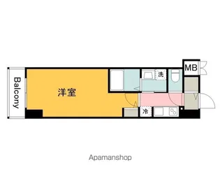 S−RESIDENCE広島駅DILETTO【10階】の間取り