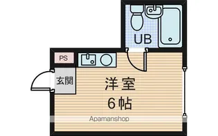 カムネス経大前【5階】の間取り