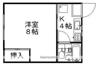 エヴァグリーンハイツ【2階】の間取り
