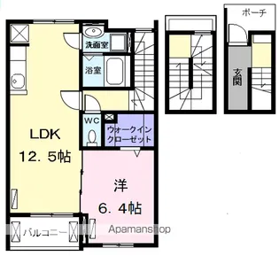 キャラ東海【3階】の間取り