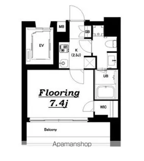 中目黒ウエスト【9階】の間取り