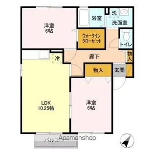 ウィルメゾン【2階】の間取り