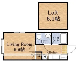 リファイン発寒中央【1階】の間取り