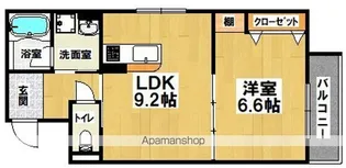 プラムガーデン【302号室】の間取り