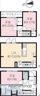ベルリード【3階】の間取り