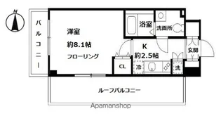 バードピア実籾【9階】の間取り