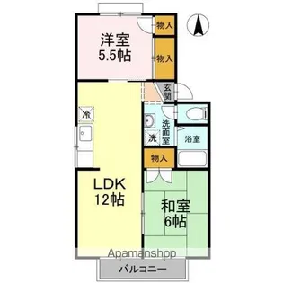 ルミエール22 C棟【2階】の間取り