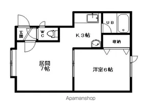 クラシックⅠ【105号室】の間取り