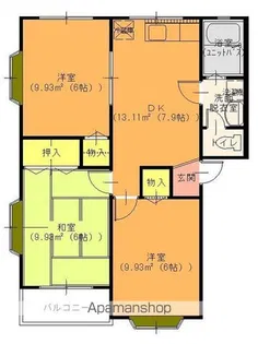 アネックスター【2階】の間取り