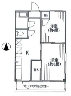 メゾン西千葉【6階】の間取り