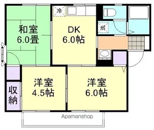 ラベンダーヒルズA棟【1階】の間取り