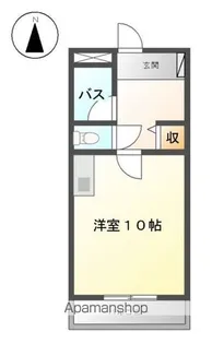 プレシアス赤城Ⅱ【102号室】の間取り