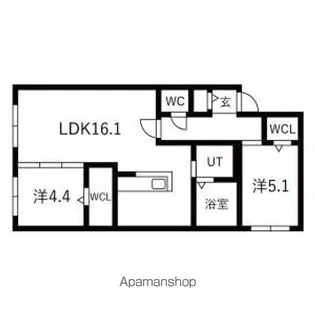 ERICE N27【4階】の間取り
