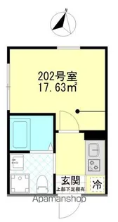 ブローテ四ツ木【2階】の間取り
