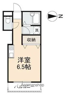 コーポアイビーエム【202号室】の間取り