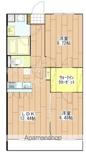 LA ALLEGRO【201号室】の間取り