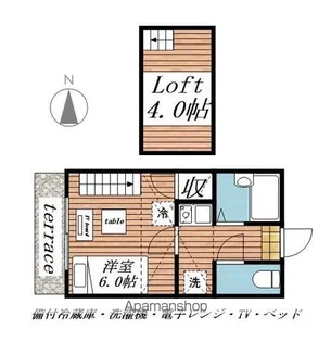 清水町第1レジデンス【108号室】の間取り