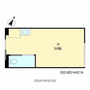 グランドマスト大橋南【214号室】の間取り
