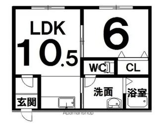 小林ハイツ【3号室】の間取り