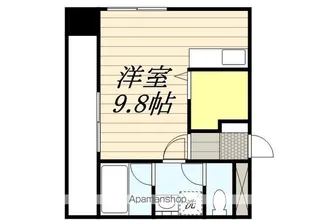 TRIBUTE CENTRAL【205号室】の間取り