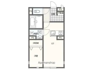 Gエトワール【106号室号室】の間取り