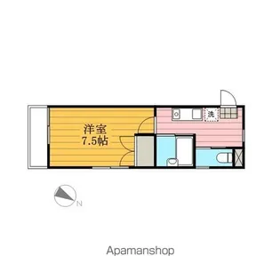 ジュネス茅ヶ崎【1階】の間取り