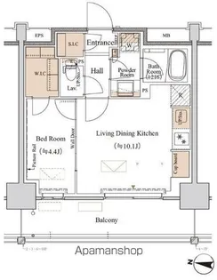 ブランシエスタ木場【5階】の間取り