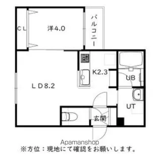 フェーラシュヴァル元町【1階】の間取り