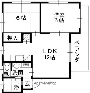 ライラック・ハウス【3階】の間取り