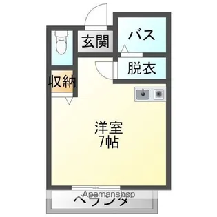 メゾン各務【3階】の間取り
