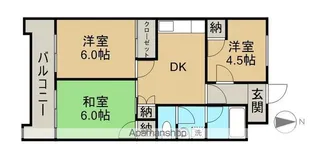 パソナⅤ・Ⅵ【3階】の間取り