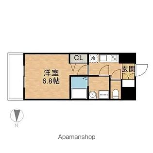 プレサンス錦プレミアム【8階】の間取り