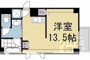 GRAND LATTICE SAYAMACHI【603w号室】の間取り
