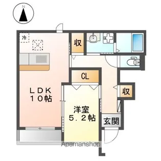 クラーヴォ【1階】の間取り