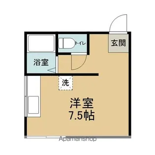 ノーウェアルーム2【211号室】の間取り