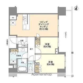 ブランズ本郷【9階】の間取り